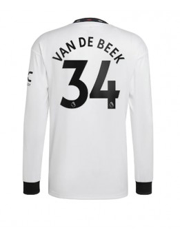 Manchester United Donny van de Beek #34 Auswärtstrikot 2022-23 Langarm